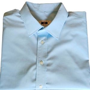 Joseph Abboud Light Blue Long Sleeve Button up, 18 36/37, Blue/Faded…